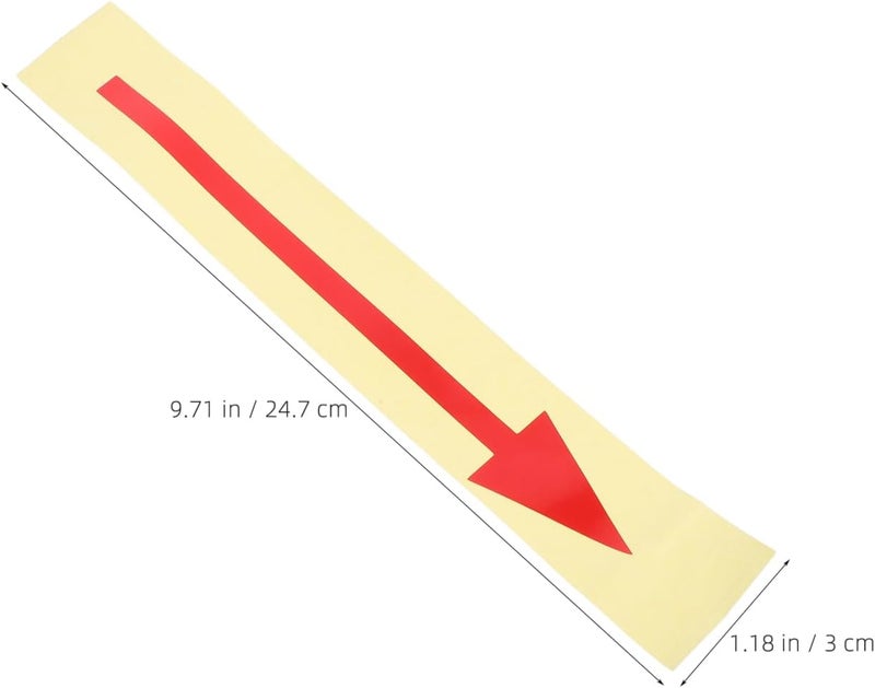 KALLORY 5pcs Reflective Arrow Stickers Self-Adhesive Decals for Mailbox Directional Marking Outdoor Road Instructions Easy to Apply Removable Design for Improved Visibility - Image 3